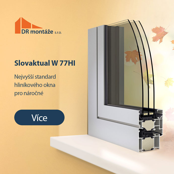 Hliníkové okno Slovaktual W77 HI